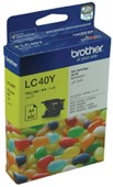 BROTHER LC40Y INK CARTRIDGE YELLOW