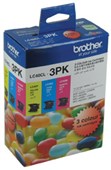 BROTHER LC40CL3PK INK CARTRIDGE VALUE PACK CYANMAGENTAYELLOW