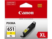 CANON CLI651XL INK CARTRIDGE HIGH YIELD YELLOW