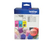 BROTHER LC133CL3PK INK CARTRIDGE VALUE PACK CYANMAGENTAYELLOW