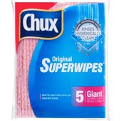 CHUX SUPERWIPES CLEANING CLOTH 600 X 600MM PKT5