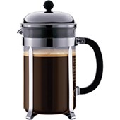 BODUM COFFEE PLUNGER CHROME 12 CUP