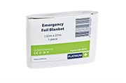 SURVIVAL RESCUE THERMAL BLANKET FOIL W132M X L210M