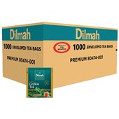 DILMAH TEA BAGS PREMIUM REGULAR INDIVIDUALLY FOIL ENVELOPED BOX 1000