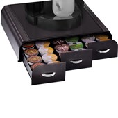 ESSELTE ANCHOR COFFEE POD ORGANISER 3 DRAWER 36 CAPACITY BLACK