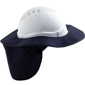 PROCHOICE HARD HAT BRIM WITH NECK FLAP NAVY