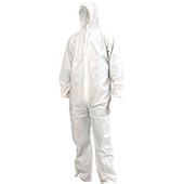 PROCHOICE COVERALL DISPOSABLE SMS 2XL WHITE