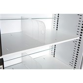 EUROPLAN VERDE SPACIO SHELF DIVIDER POLYCARBONATE CLEAR