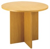 ERGOPLAN MEETING TABLE ROUND W900 X H730MM TAWA