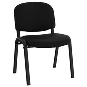 KNIGHT SWIFT VISITOR CHAIR VINYL BLACK