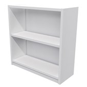 ZEALAND COMMERCIAL BOOKCASE 1 SHELF W800 X D300 X H800MM WHITE