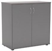 ERGOPLAN CUPBOARD W900 X D450 X H900MM SILVER