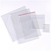 MINIGRIP PLASTIC BAG RESEALABLE 40MU W380 X L460MM CLEAR PACK 50