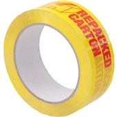 MESSAGE TAPE CELLUX 07528036 REPACKED CARTON RED ON YELLOW W36MM X L66M POLYPROPLYENE