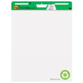 POSTIT 559RP RECYCLED SUPER STICKY EASEL PAD 635 X 775MM WHITE