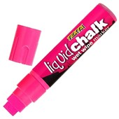 TEXTA JUMBO LIQUID CHALK MARKER WET WIPE CHISEL 15MM PINK