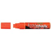 TEXTA JUMBO LIQUID CHALK MARKER WET WIPE CHISEL 15MM ORANGE