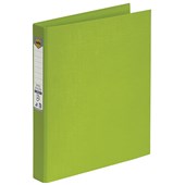 MARBIG LINEN RING BINDER PE 2D 25MM A4 LIME