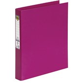 MARBIG LINEN RING BINDER PE 2D 25MM A4 PINK