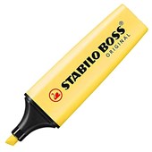 STABILO BOSS HIGHLIGHTER CHISEL PASTEL MILKY YELLOW