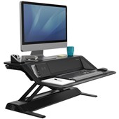 FELLOWES LOTUS DX SIT STAND WORKSTATION 832 X 616MM BLACK