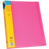 MARBIG DISPLAY BOOK 40 POCKET INSERT SPINE A4 PINK