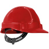 ESKO TUFFNUT HARD HAT VENTED SHORT PEAK 6POINT PINLOCK HARNESS RED