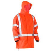 JACKET WET WEATHER DAYNIGH TTMCW HIGHVIS HOODED ORANGE SMALL