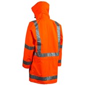 JACKET WET WEATHER DAYNIGH TTMCW HIGHVIS HOODED FLOURO LARGE