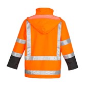 JACKET WET WEATHER DAYNIGH TTMCW HIGHVIS HOODED ORANGE 6XL