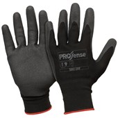 PROCHOICE PROSENSE GLOVES SAND GRIP SIZE 10 PAIR BLACK