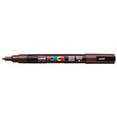 POSCA PC3M PAINT MARKER BULLET FINE 13MM DARK BROWN