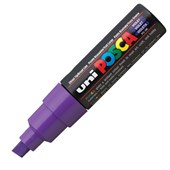 POSCA PC8K PAINT MARKER CHISEL BROAD 8MM VIOLET