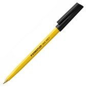 STAEDTLER STICK 430 BALLPOINT PEN FINE 07MM BLACK