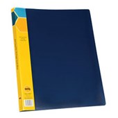 MARBIG DISPLAY BOOK A4 20 PAGE INSERT SPINE DARK BLUE