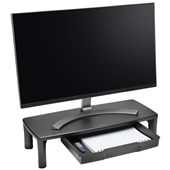 KENSINGTON SMARTFIT MONITOR STAND WITH DRAWER BLACK