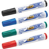 BIC VELLEDA TANK WHITEBOARD MARKER CHISEL PACK 4