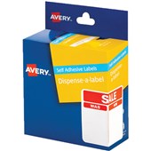 AVERY 937356 LABEL DISPENSER 60 X 40MM SALE WASNOW PACK 100