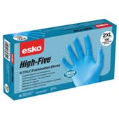 ESKO HIGH FIVE SENSORTOUCH NITRILE DISPOSABLE GLOVES SMALL BOX 100