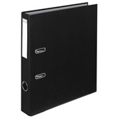 COLOURHIDE LEVER ARCH HALF FILE PE A4 BLACK