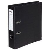 OKIN LEVER ARCH FILE LINEN A4 BLACK