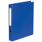 ICON RINGBINDER LINEN 2D 26MM A4 ROYAL BLUE