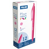 MILAN P1 TOUCH COLOURS BALLPOINT PEN 10MM PINK