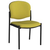 OPD ZED VISITOR CHAIR STACKABLE 4 LEG SPLICE YELLOW