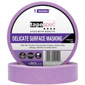 TAPESPEC DELICATE WASHI MASKING TAPE 18MM X 50M PURPLE