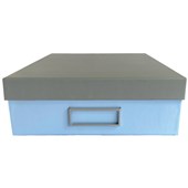 LEDAH PASTELS STORAGE BOX A4 BLUE