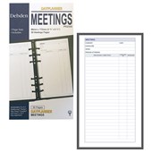 DEBDEN DAYPLANNER PERSONAL EDITION REFILL MEETINGS