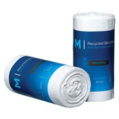 MPH RECYCLED BIN LINERS WHITE 36L ROLL 50