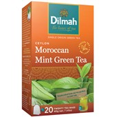 DILMAH TEA BAGS MOROCCAN MINT GREEN BOX 20