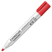 STAEDTLER 351 LUMOCOLOR WHITEBOARD MARKER BULLET RED